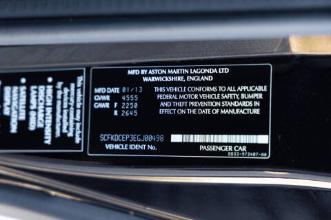 2014 Aston Martin Vanquish