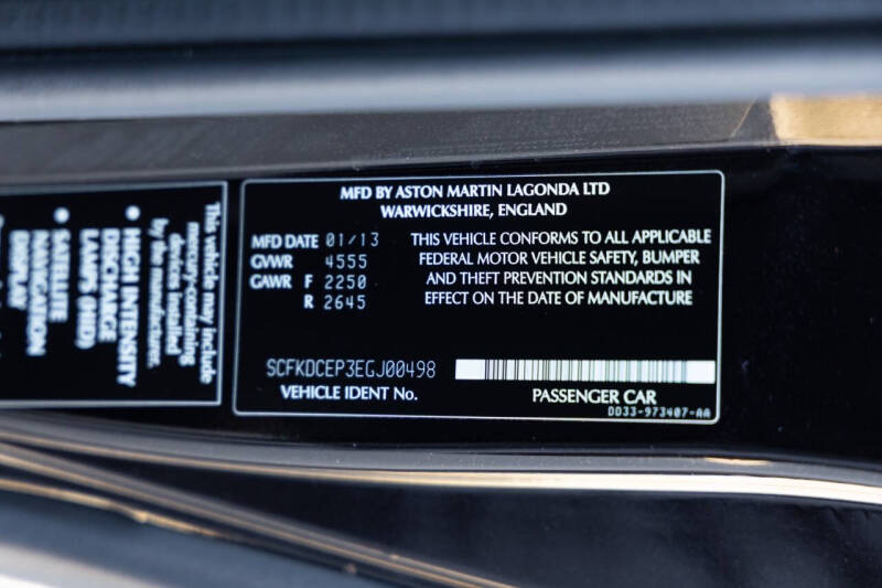 2014 Aston Martin Vanquish