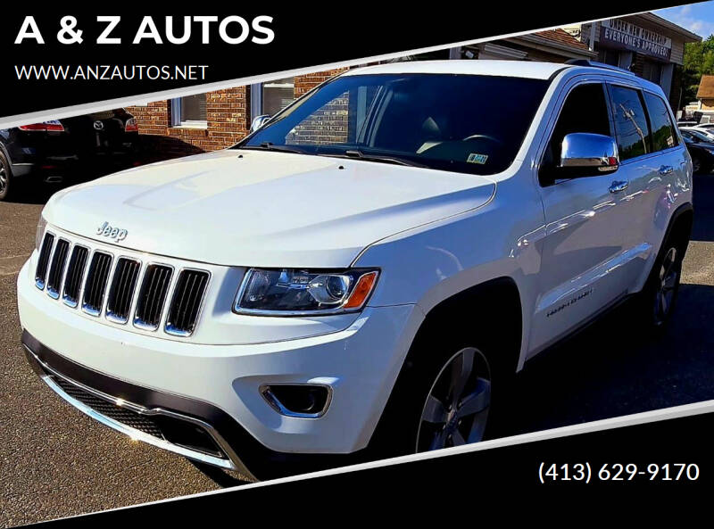 2014 Jeep Cherokee for sale at A & Z AUTOS in Westfield MA