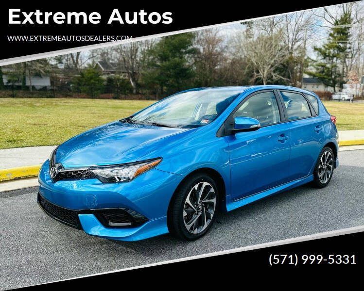 2018 Toyota Corolla iM for sale at Extreme Autos in Front Royal VA