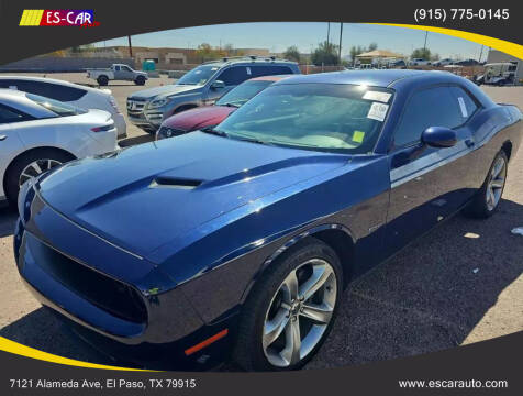 2015 Dodge Challenger for sale at Escar Auto in El Paso TX