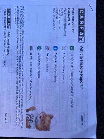 2013 Chevrolet Camaro LS