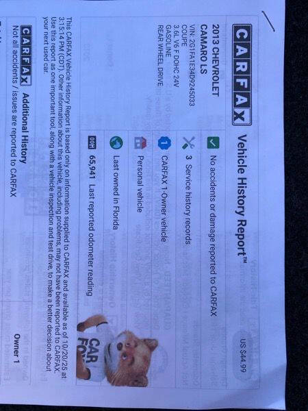 2013 Chevrolet Camaro LS