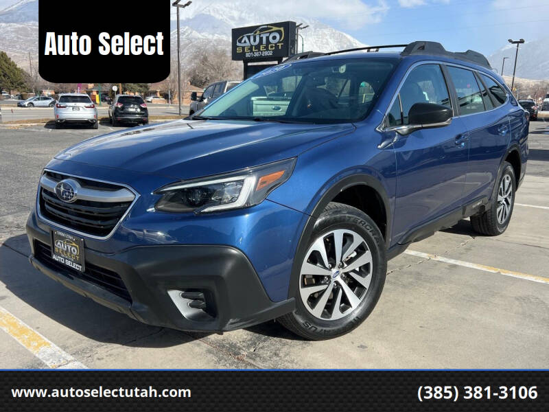 2020 Subaru Outback for sale at Auto Select in Orem UT