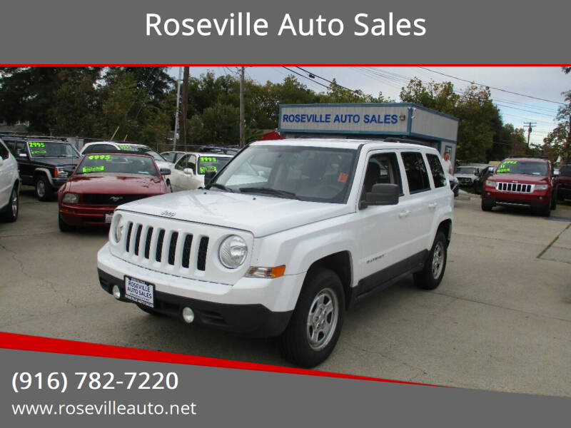 2015 Jeep Patriot for sale at Roseville Auto Sales in Roseville CA