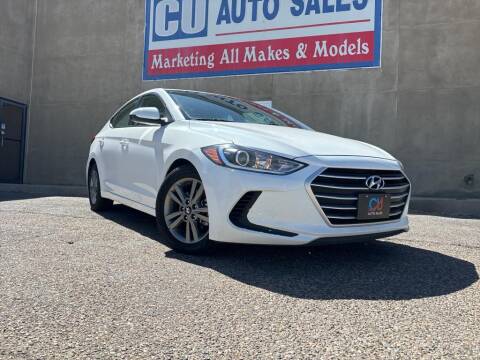 2018 Hyundai Elantra for sale at C U Auto Sales in Albuquerque NM