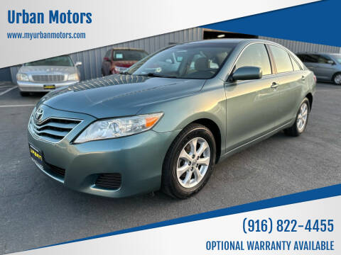 2010 Toyota Camry for sale at Urban Motors in Sacramento CA