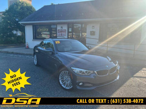 2015 BMW 4 Series for sale at DSA Motor Sports Corp in Commack NY