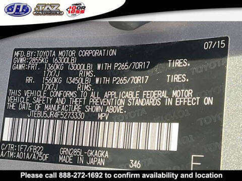 2015 Toyota 4Runner SR5