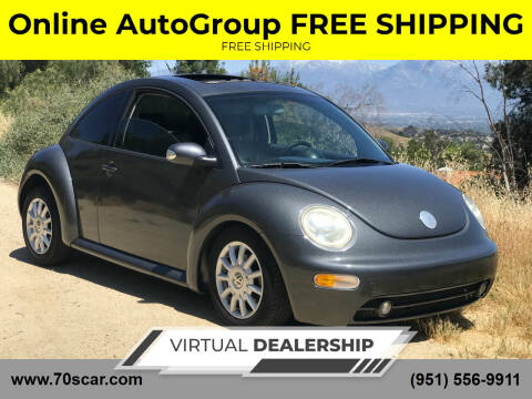 2004 Volkswagen New Beetle for sale at Online AutoGroup FREE SHIPPING in Riverside CA