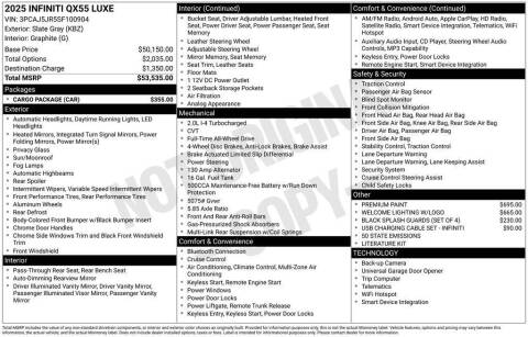 2025 Infiniti QX55 Luxe
