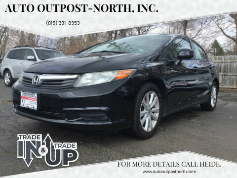 2012 Honda Civic for sale at Auto Outpost-North, Inc. in McHenry IL