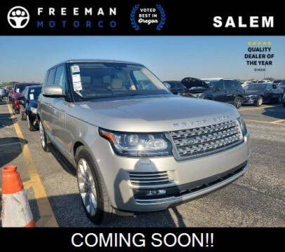 2016 Land Rover Range Rover for sale at Freeman Motor Company in Portland OR