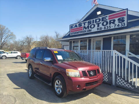2012 Nissan Armada for sale at EASTSIDE MOTORS in Tulsa OK