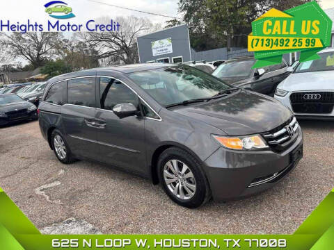 2014 Honda Odyssey for sale at Heights Motor Credit in Houston TX