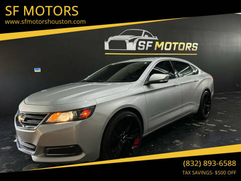 2017 Chevrolet Impala for sale at SF MOTORS in Houston TX