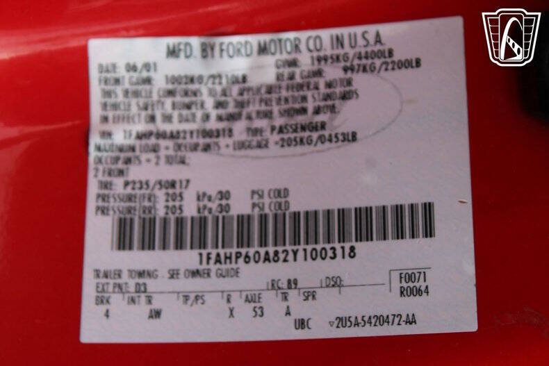 2002 Ford Thunderbird Deluxe