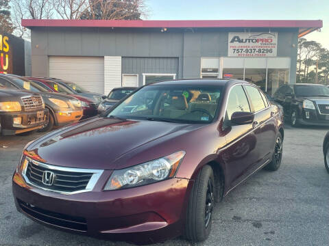 2010 Honda Accord for sale at AutoPro Virginia LLC in Virginia Beach VA