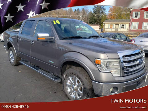 2014 Ford F-150 for sale at TWIN MOTORS in Madison OH