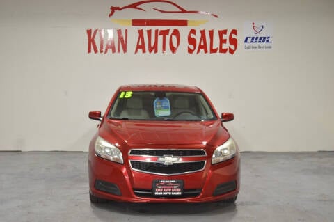 2013 Chevrolet Malibu for sale at Kian Auto Sales in Sacramento CA