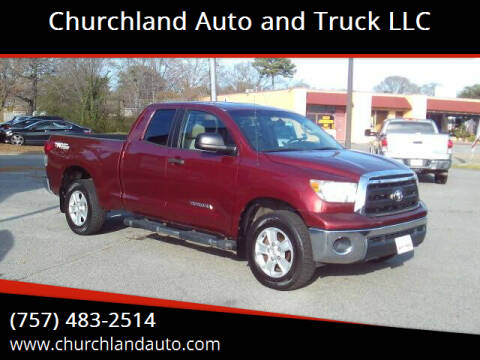 2010 Toyota Tundra for sale at Churchland Auto and Truck LLC in Portsmouth VA