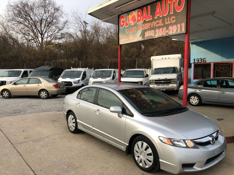 2010 Honda Civic for sale at Global Auto Sales and Service in Nashville TN