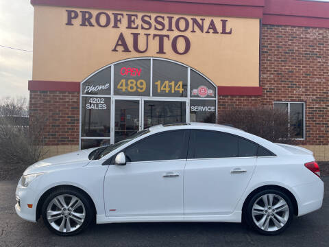 2015 Chevrolet Cruze for sale at Professional Auto Sales & Service in Fort Wayne IN