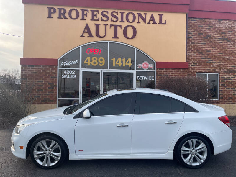 2015 Chevrolet Cruze for sale at Professional Auto Sales & Service in Fort Wayne IN