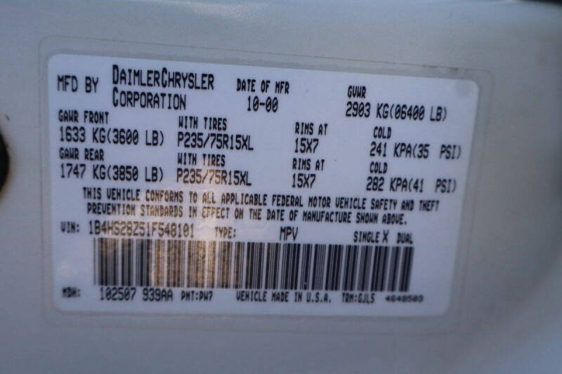 2001 Dodge Durango SLT