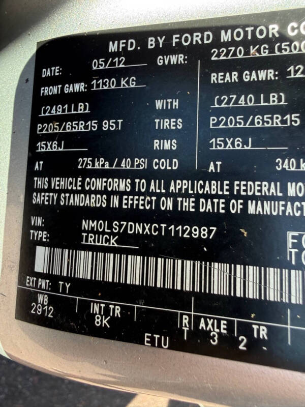 2012 Ford Transit Connect XLT