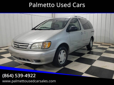2002 Toyota Sienna for sale at Palmetto Used Cars in Piedmont SC