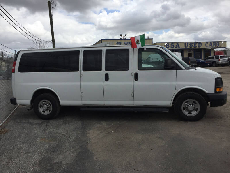 2017 Chevrolet Express Passenger for sale at BSA Used Cars in Pasadena TX