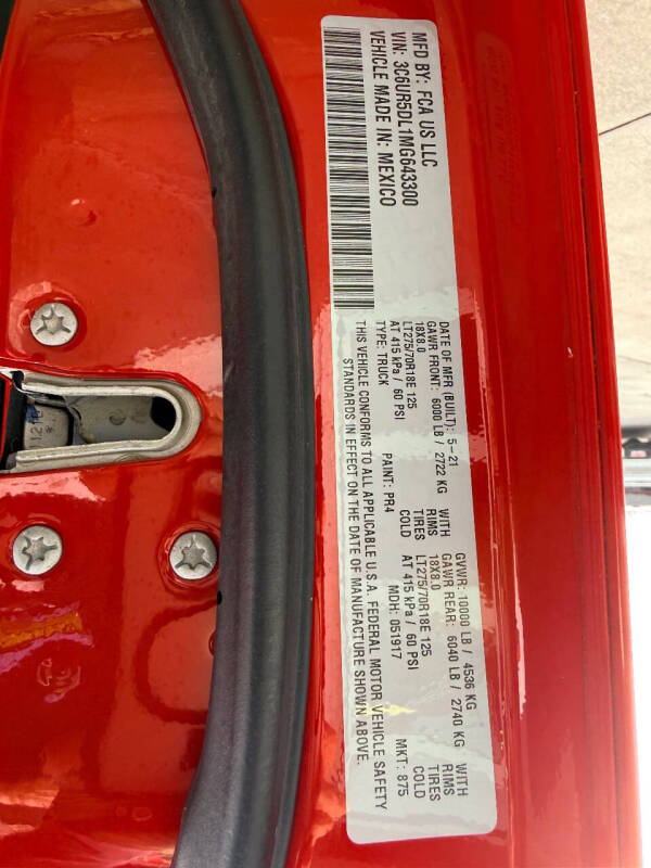 2021 RAM 2500 Big Horn