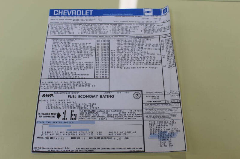 1984 Chevrolet Corvette