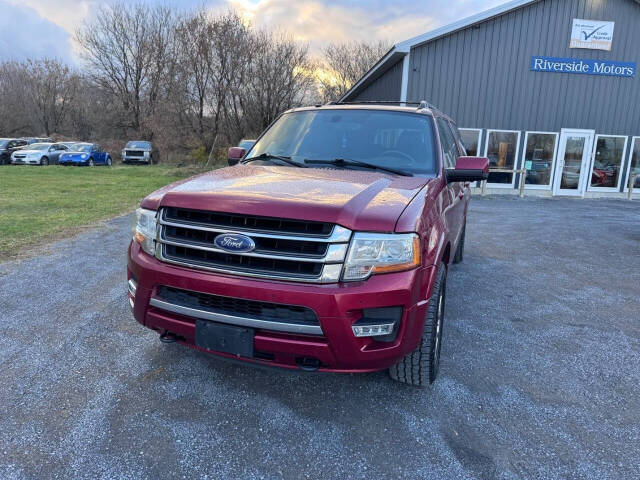 2016 Ford Expedition EL for sale at Riverside Motors in Glenfield, NY