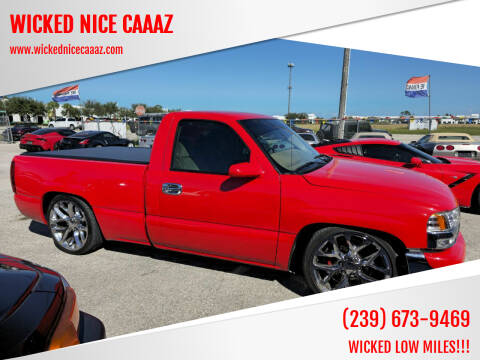 2001 GMC Sierra 1500 for sale at WICKED NICE CAAAZ in Cape Coral FL