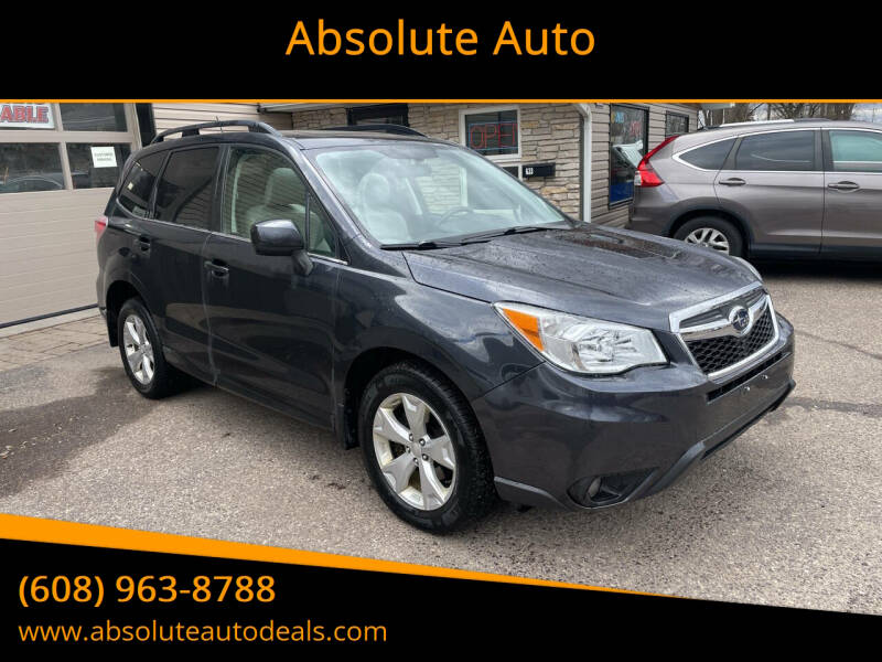 2014 Subaru Forester for sale at Absolute Auto in Baraboo WI
