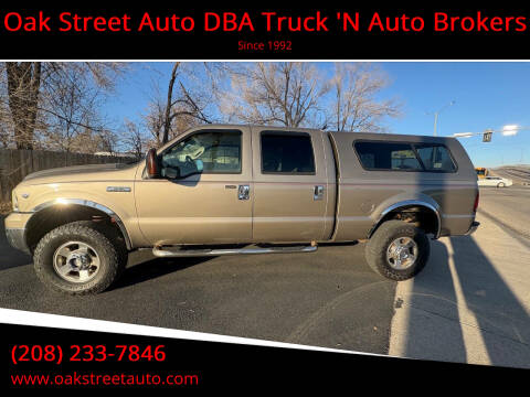 2005 Ford F-350 Super Duty for sale at Oak Street Auto DBA Truck 'N Auto Brokers in Pocatello ID