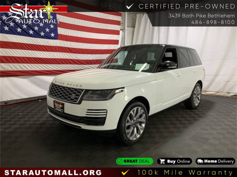 2018 Land Rover Range Rover for sale at STAR AUTO MALL 512 in Bethlehem PA