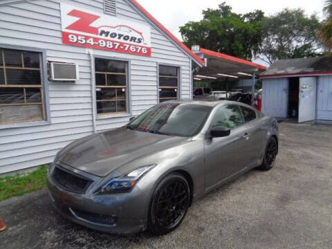 2010 Infiniti G37 Coupe for sale at Z Motors in North Lauderdale FL