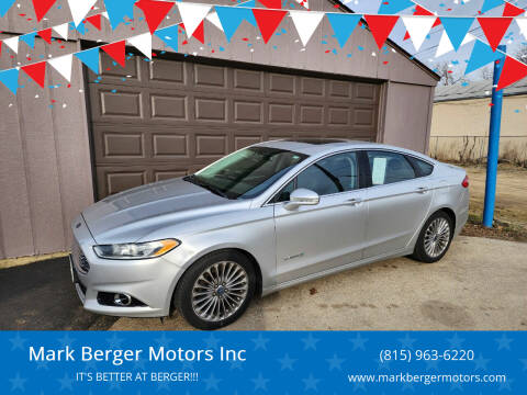 2014 Ford Fusion Hybrid for sale at Mark Berger Motors Inc in Rockford IL