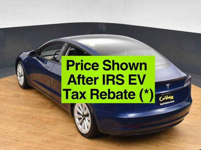 Used 2022 Tesla Model 3 Base with VIN 5YJ3E1EA8NF371082 for sale in Conshohocken, PA