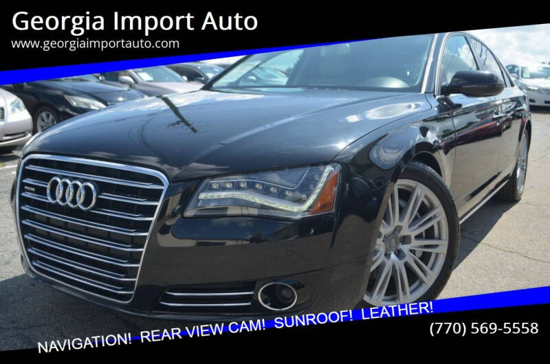 2013 Audi A8 for sale at Georgia Import Auto in Alpharetta GA