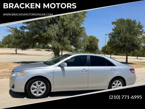 2011 Toyota Camry for sale at BRACKEN MOTORS in San Antonio TX