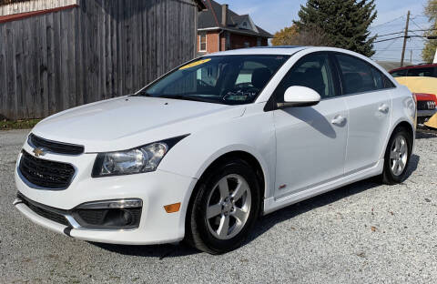 2015 Chevrolet Cruze for sale at Waltz Sales LLC in Gap PA