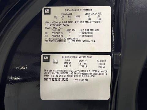 2003 Chevrolet Corvette Z06