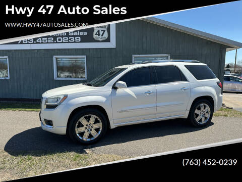 2013 GMC Acadia for sale at Hwy 47 Auto Sales in Saint Francis MN