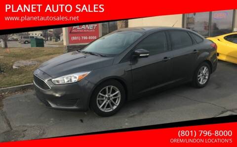 2016 Ford Focus for sale at PLANET AUTO SALES in Lindon UT