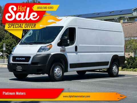 2020 RAM ProMaster for sale at Platinum Motors in San Bruno CA