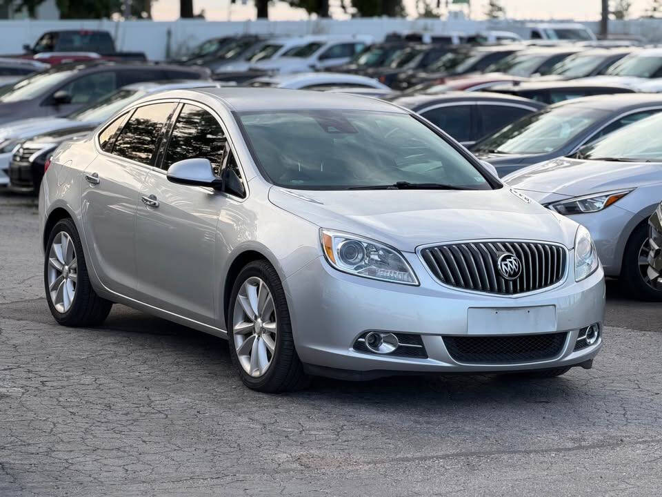 Silver 2014 Buick Verano Leather Group Leather Group 4dr Sedan 2